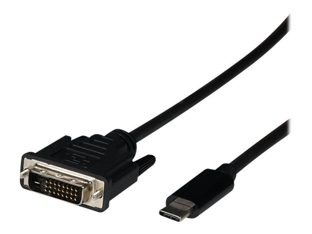 EFB TECHLY USB 3.2 DVI-D Adapterkabel Typ-C Stecker - DVI-D Stecker 1080p 2m - Vorderansicht