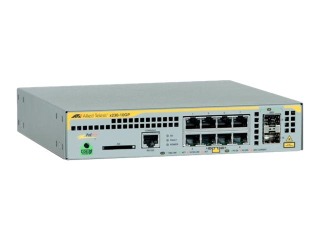 ALLIED TELESIS AT-X230-10GP-50 managed switch Vorderansicht