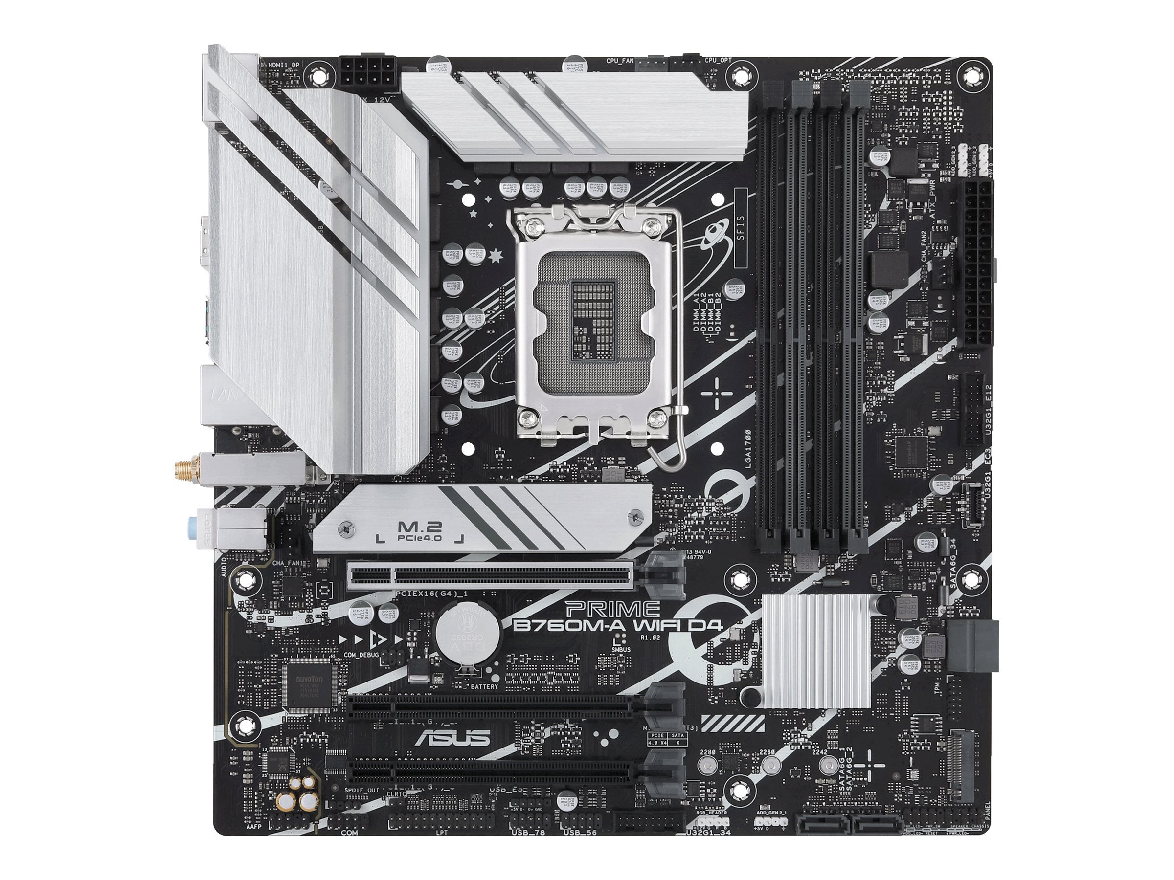 ASUS PRIME B760M-A WIFI D4 Motherboard Vorderansicht