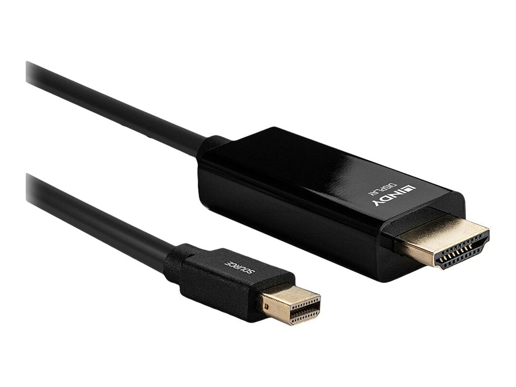 LINDY Kabel Mini DisplayPort/HDMI 4K30 DP - Kabelansicht
