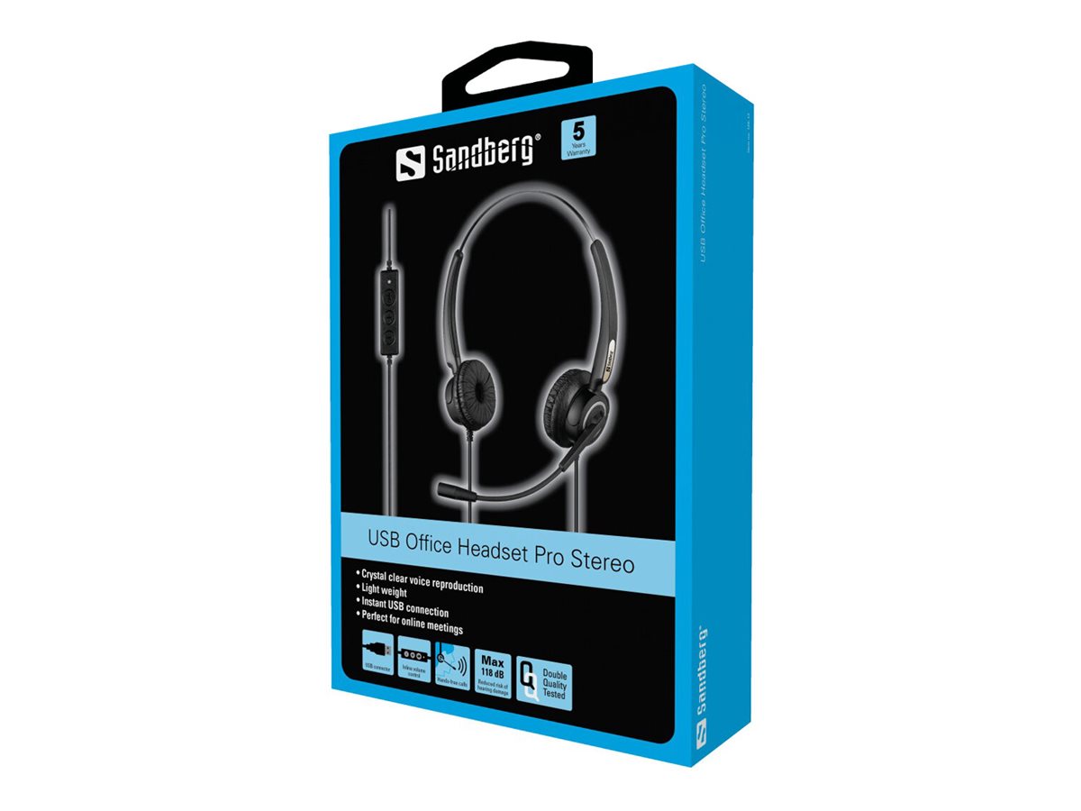 SANDBERG USB Office Headset Pro Stereo Verpackung