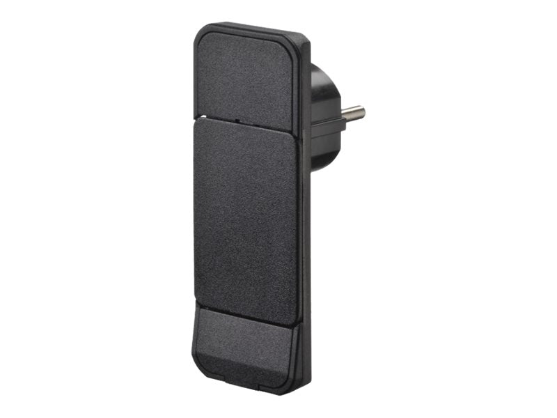 BACHMANN SMART PLUG Stecker Schwarz - Vorderansicht