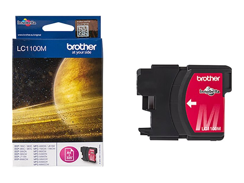 BROTHER LC-1100 Tinte magenta im Einsatz
