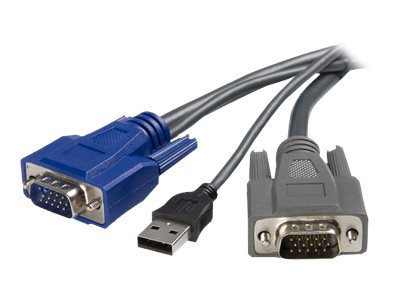 STARTECH.COM 6 ft Ultra-Thin USB VGA 2-in-1 KVM Cable - Anschlussansicht