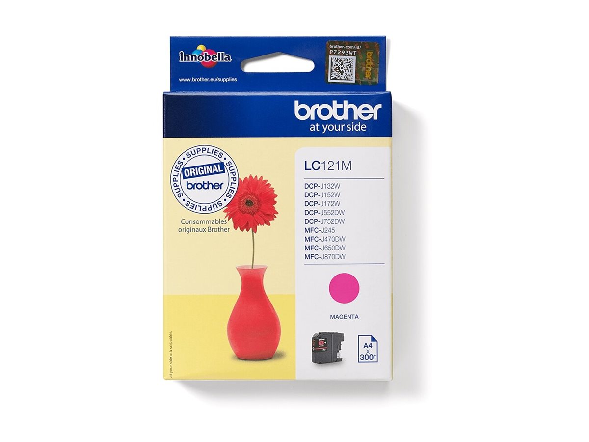 BROTHER LC121M Tinte magenta Vorderansicht