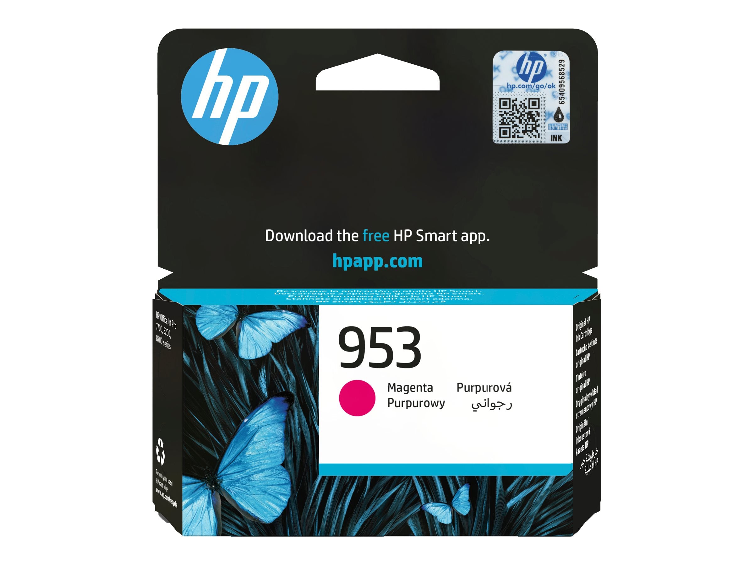 HP 953 Magenta Original Ink Cartridge - Vorderansicht