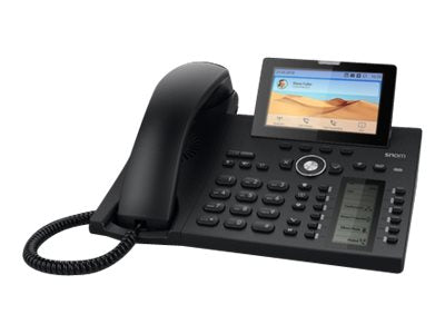 SNOM D385N VoIP-Telefon Vorderansicht