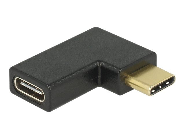 DELOCK Adapter SuperSpeed USB 10 Gbps USB 3.1 Gen 2 USB Type-C Stecker gewinkelt links