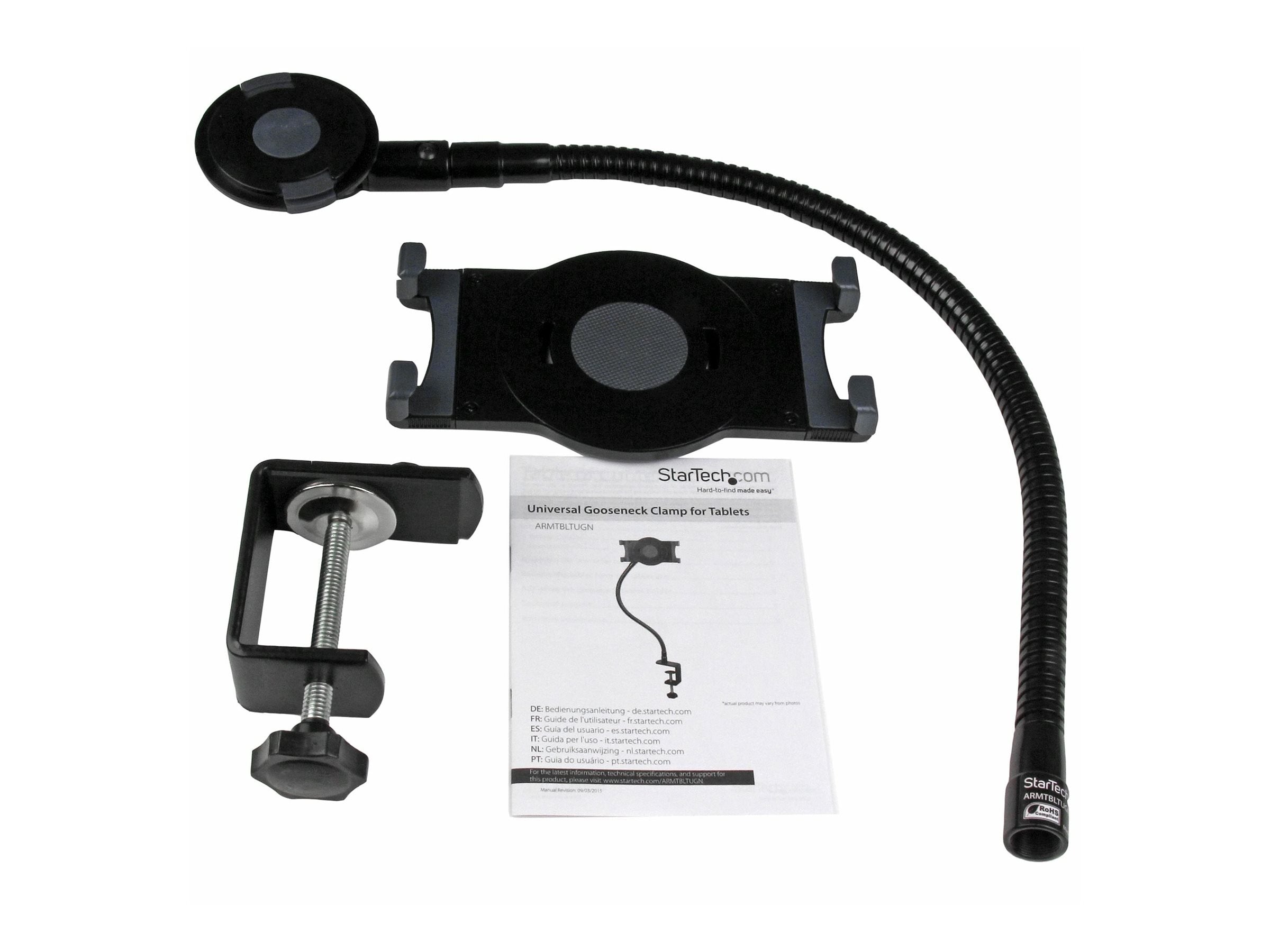 STARTECH.COM Schwanenhals Tablet Halter seitliche Ansicht