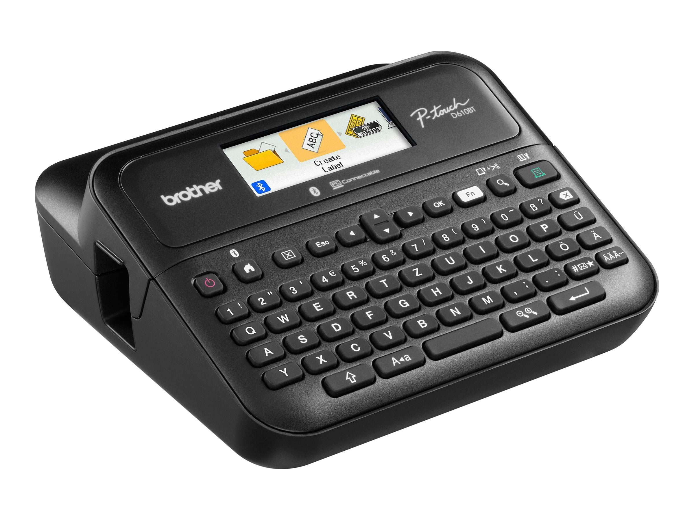 BROTHER PT-D610BTVP Beschriftungsgerät Vorderansicht