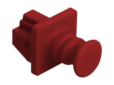 DELOCK Staubschutz für RJ45 Buchse 10 Stück rot