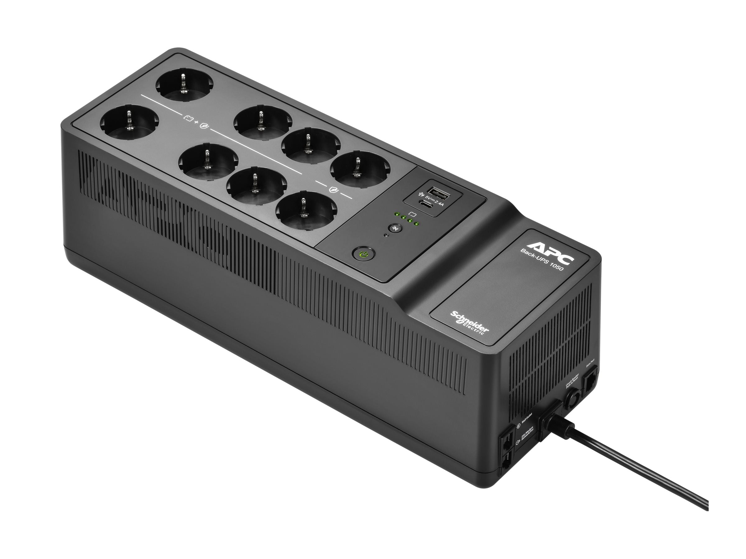 APC Back-UPS UPS wandmontierbar 600W 1050VA Anschlussmöglichkeiten