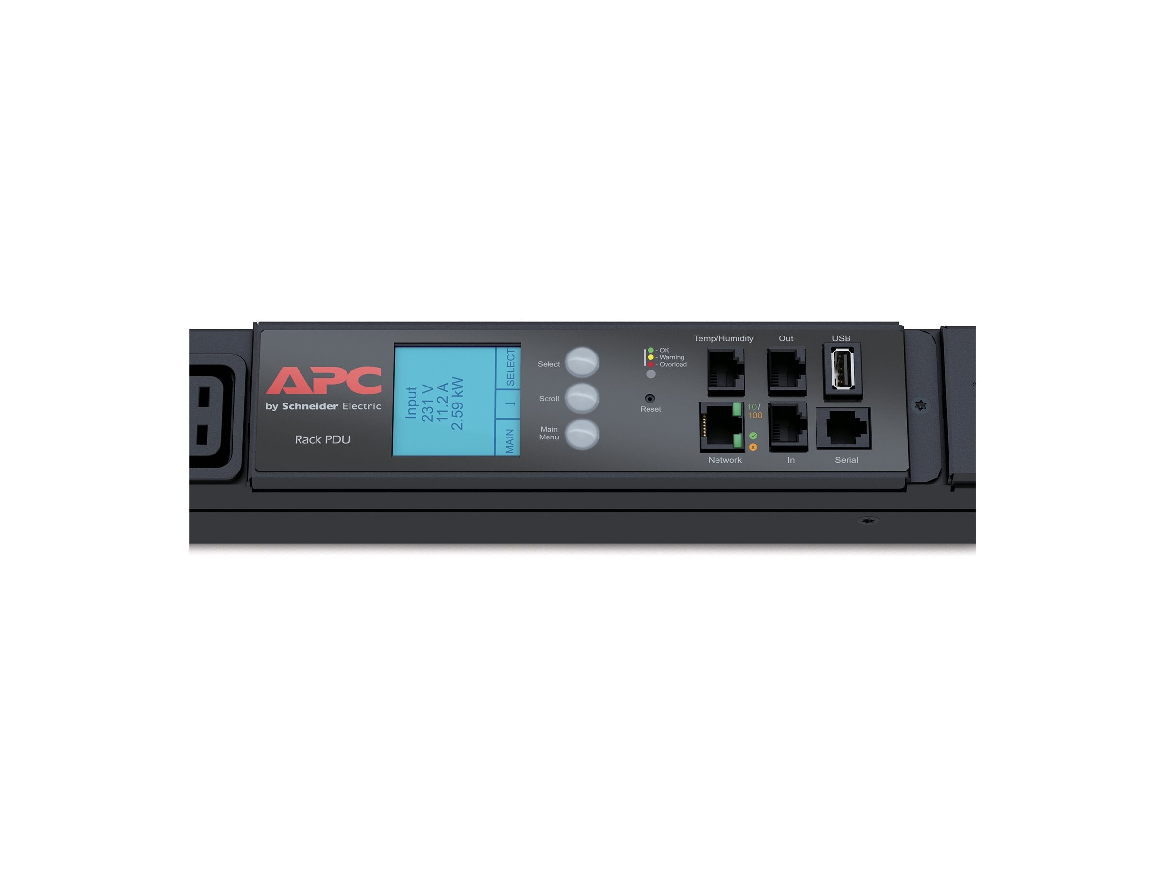 APC Rack PDU 2G Metered ZeroU 17,3kW 240V 30 C13 12 C19 Verpackung