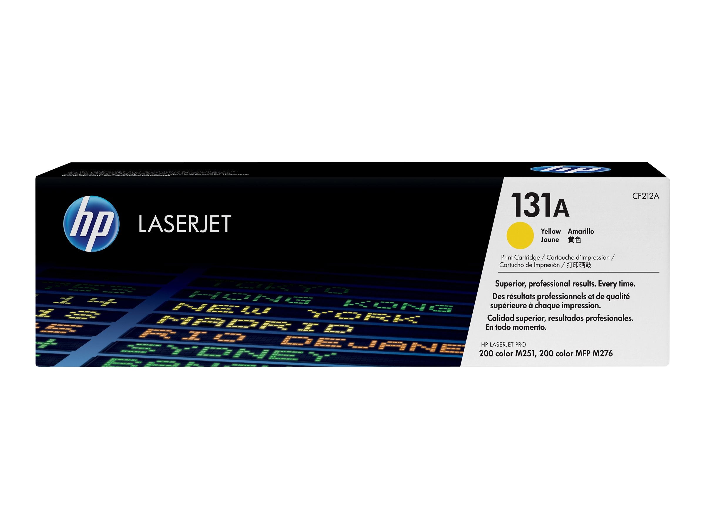 HP 131A Tonerkassette gelb Vorderansicht