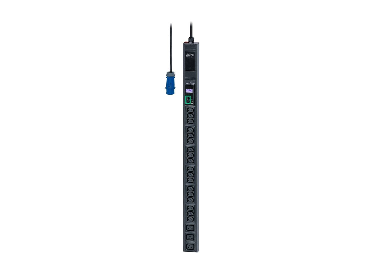 APC Easy PDU Metered 0U 16A 230V 18xC13 3xC19 Vorderansicht
