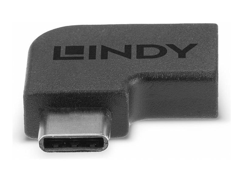 LINDY USB 3.2 Adapter Typ C an C 90° Detailansicht