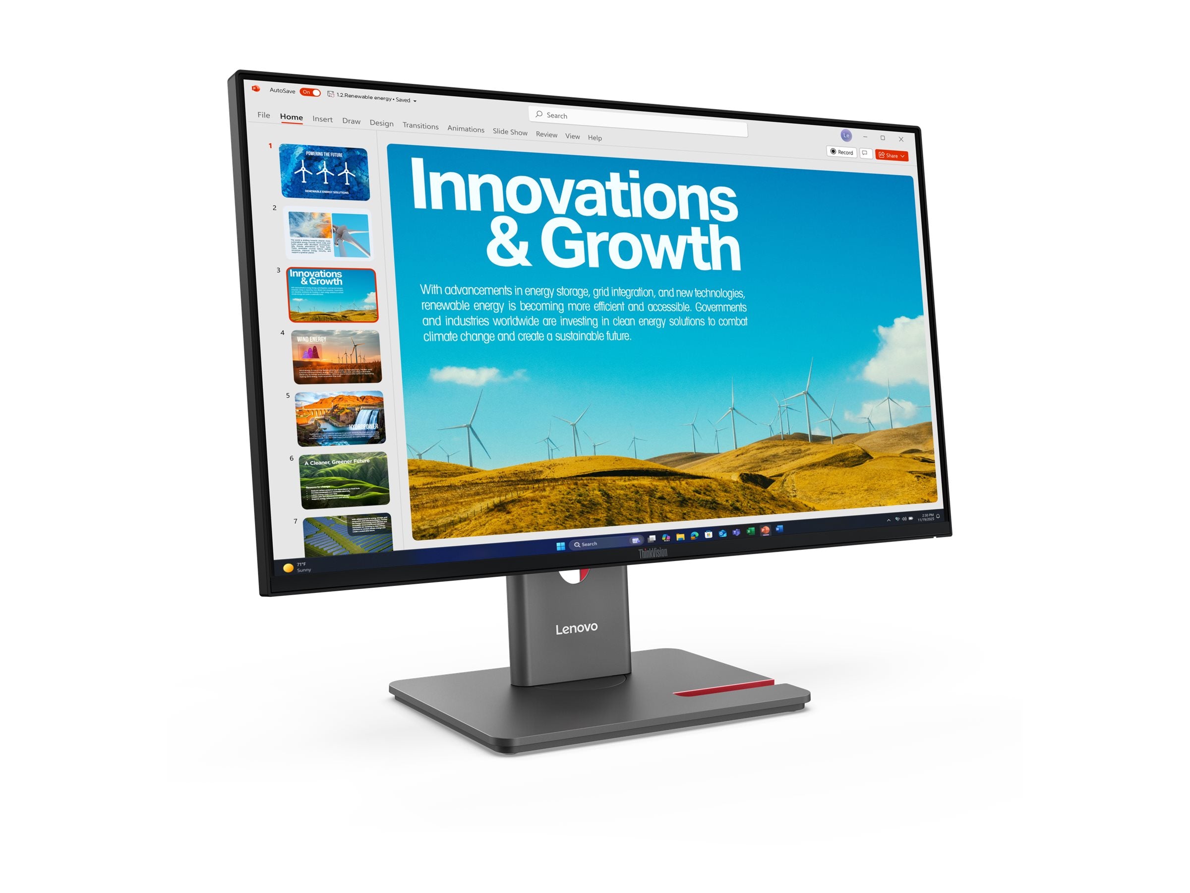 LENOVO ThinkVision P24QD-40 Monitor Verpackung