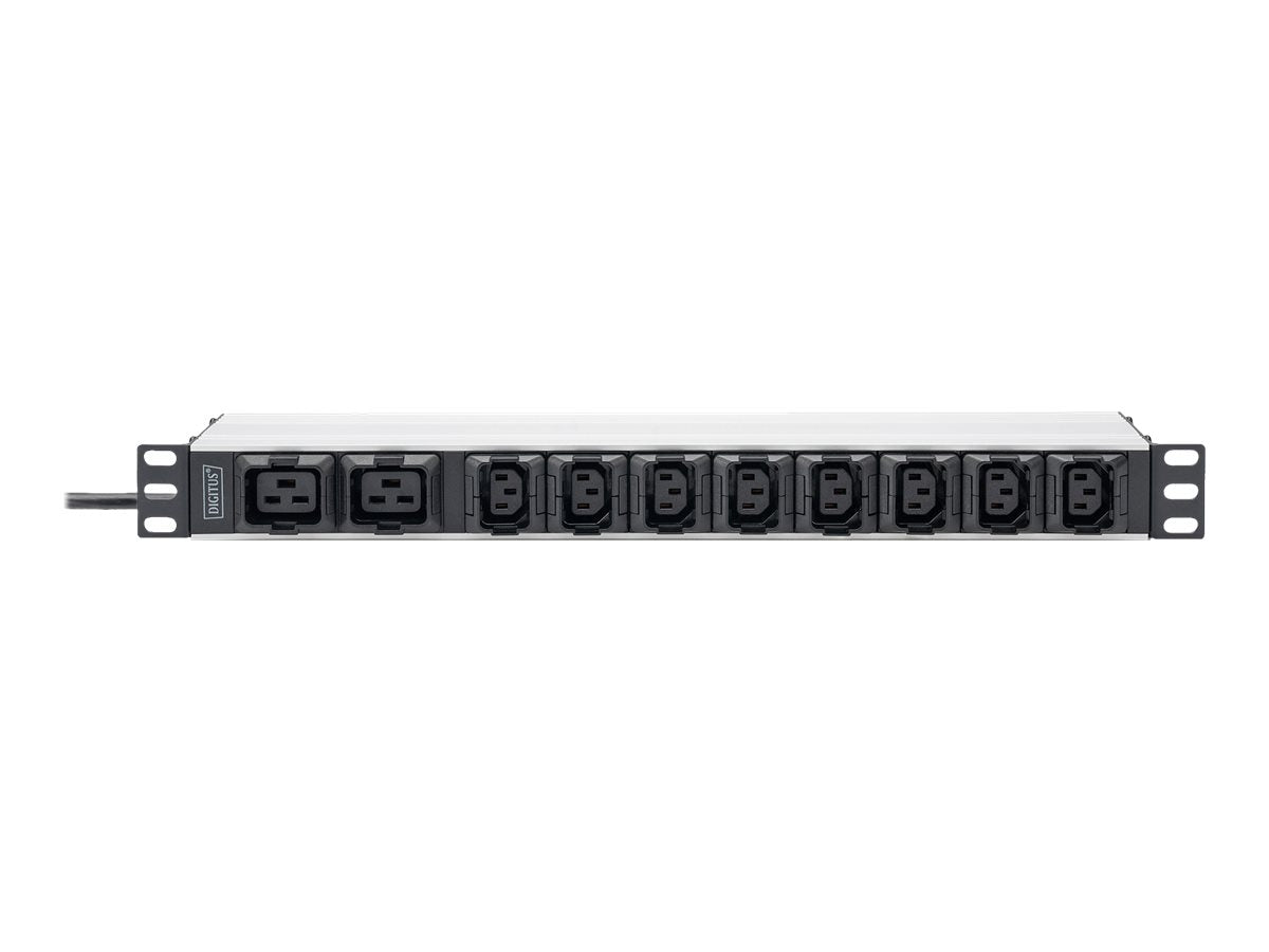 DIGITUS 1U Aluminum PDU Vorderansicht