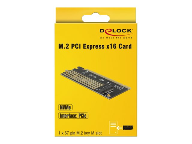 DELOCK PCI Express 4.0 x16 Karte Verpackung