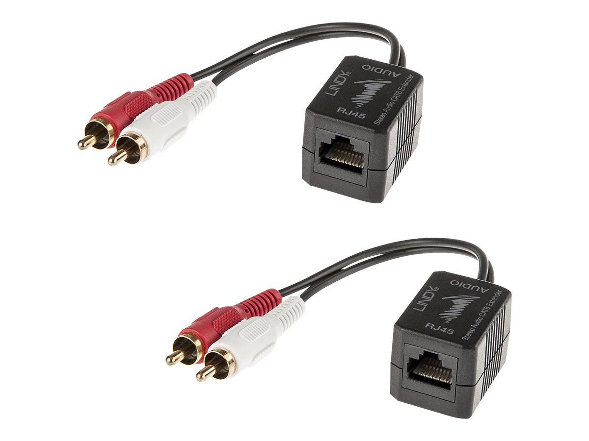 LINDY Stereo Audio Extender Cat.5/6 100m Vorderansicht