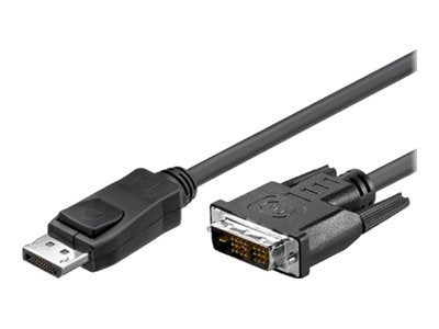 TECHLY DisplayPort 1.1 auf DVI Anschlusskabel 2m - Vorderansicht