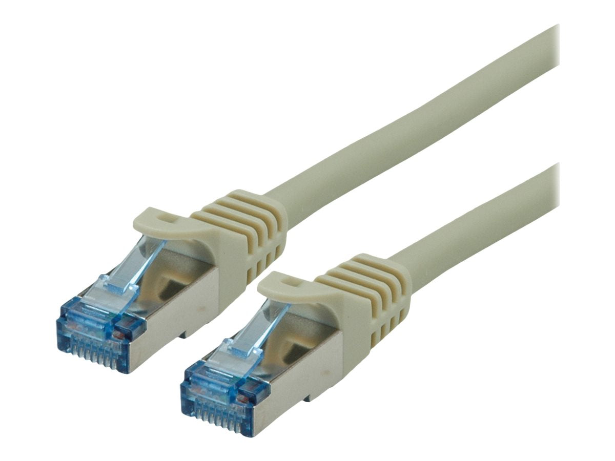 ROLINE Patchkabel Kat.6A S/FTP 0,3m Vorderansicht
