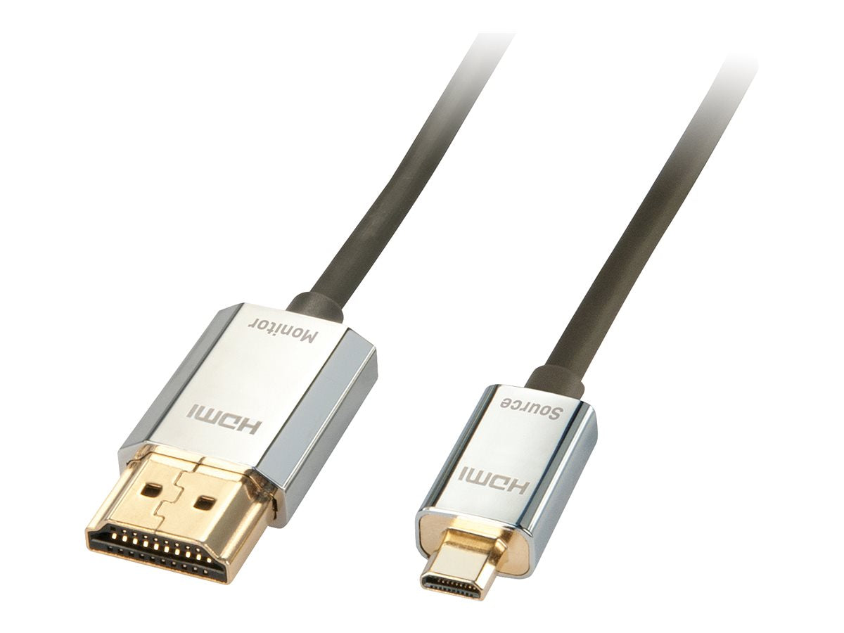 LINDY CROMO Slim HDMI High Speed A/D Kabel mit Chip 4,5m mit Ethernet - Vorderansicht