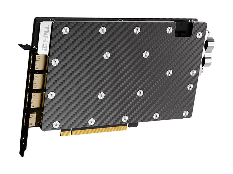 INNO3D GeForce RTX 5090 iChill FROSTBITE PRO Anschlussansicht