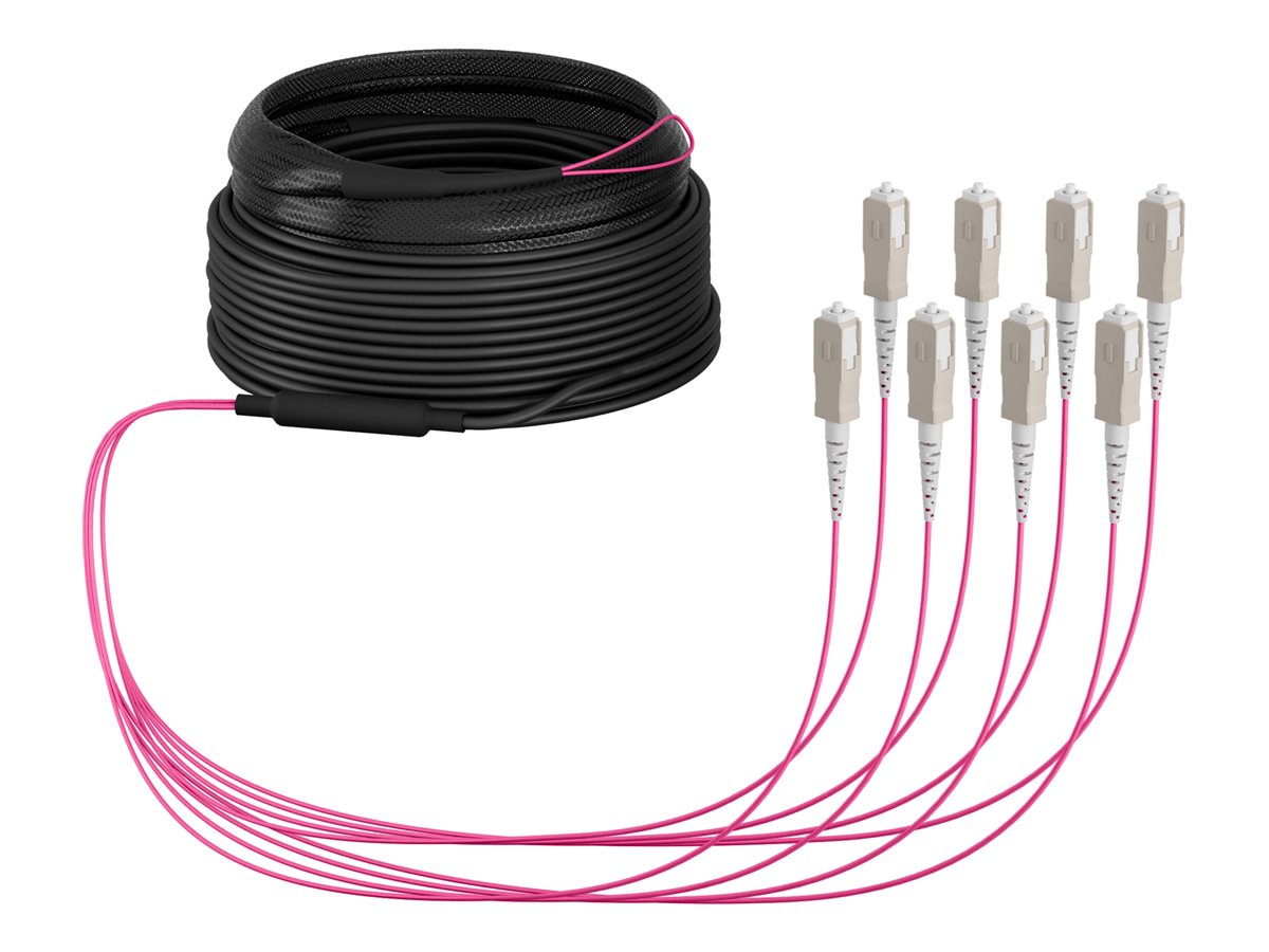 EFB Trunkkabel U-DQ ZN BH 8G 50/125 SC/SC OM4 30m Vorderansicht