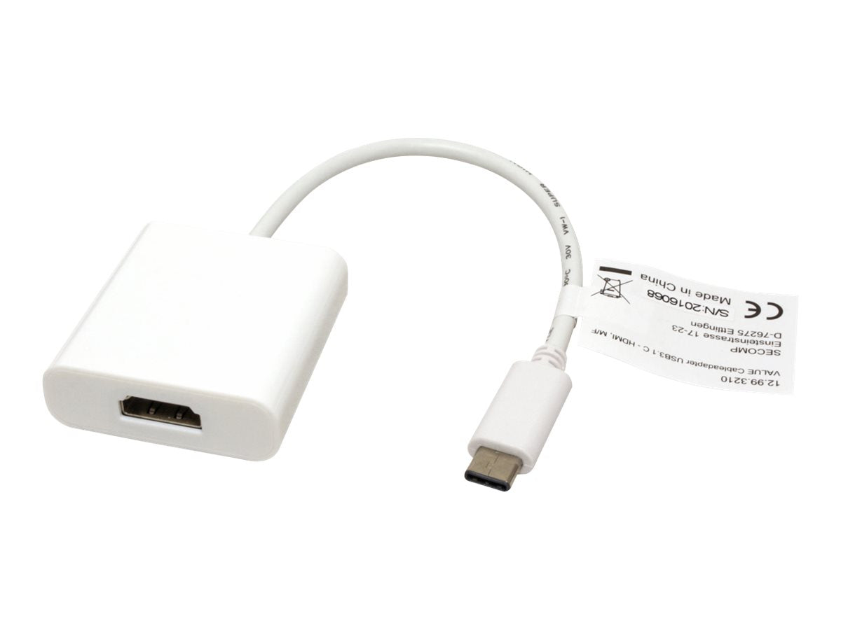 VALUE Display Adapter USB Typ C - HDMI 4K Verpackung