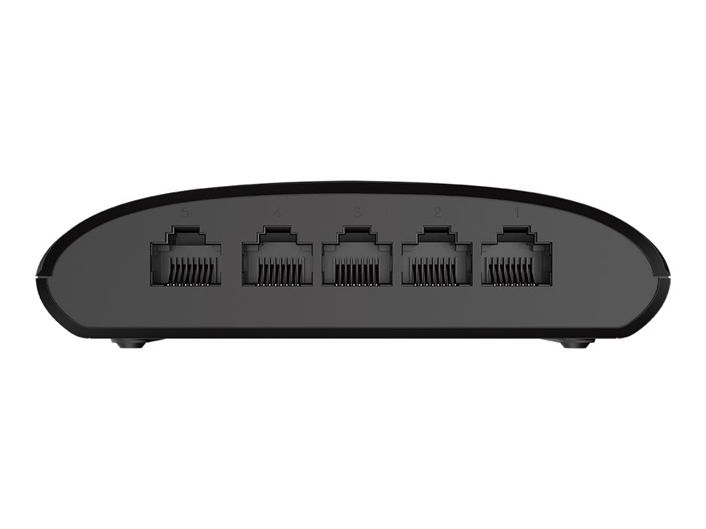 D-LINK DGS-1005D 5-Port Layer 2 unmanaged Gigabit Switch Rückansicht