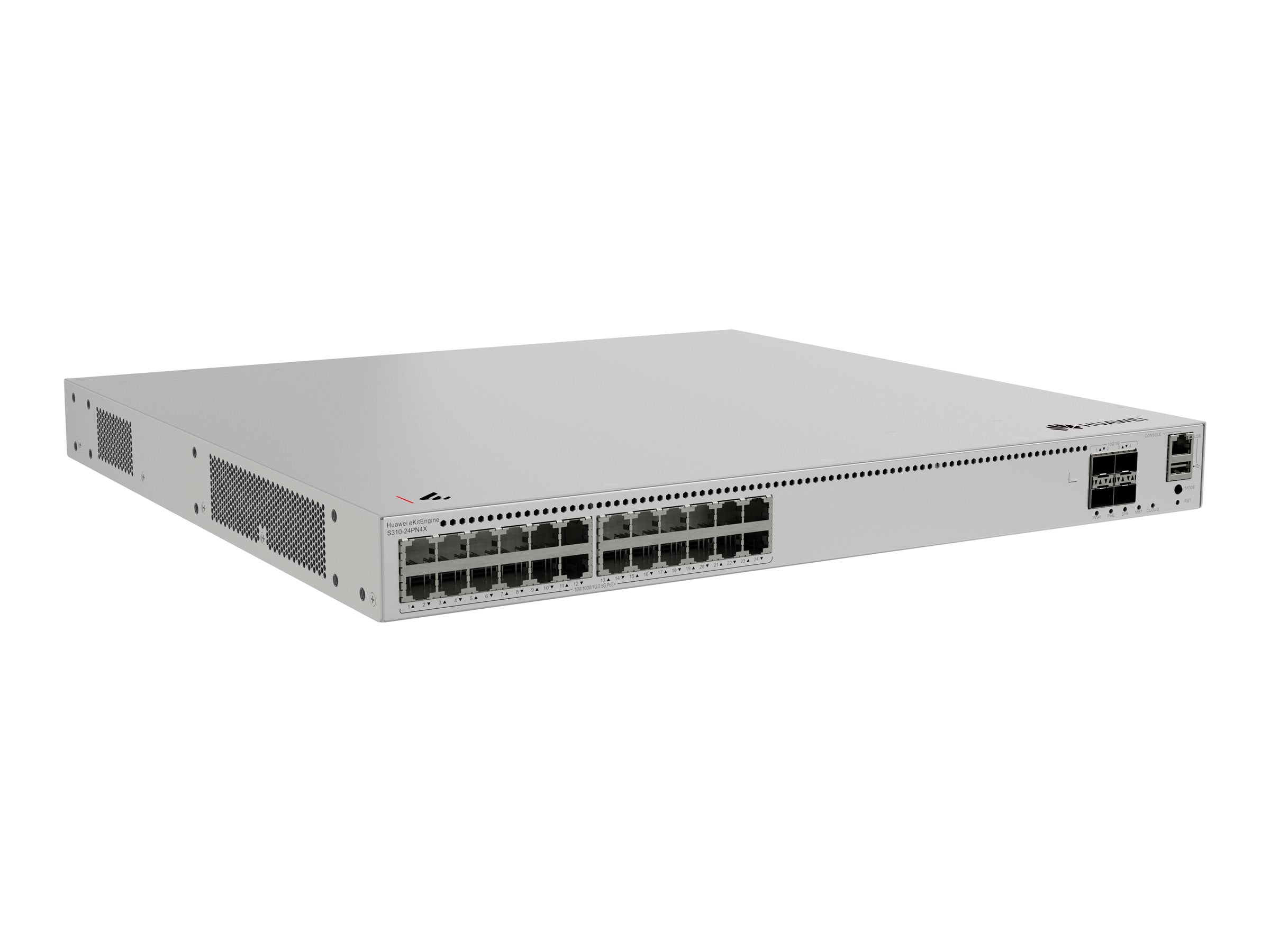 HUAWEI S310-24PN4X 24x10/100/1000/2.5GBASE-T ports 400W PoE+ 4x10GE SFP+ ports built-in AC power eKit