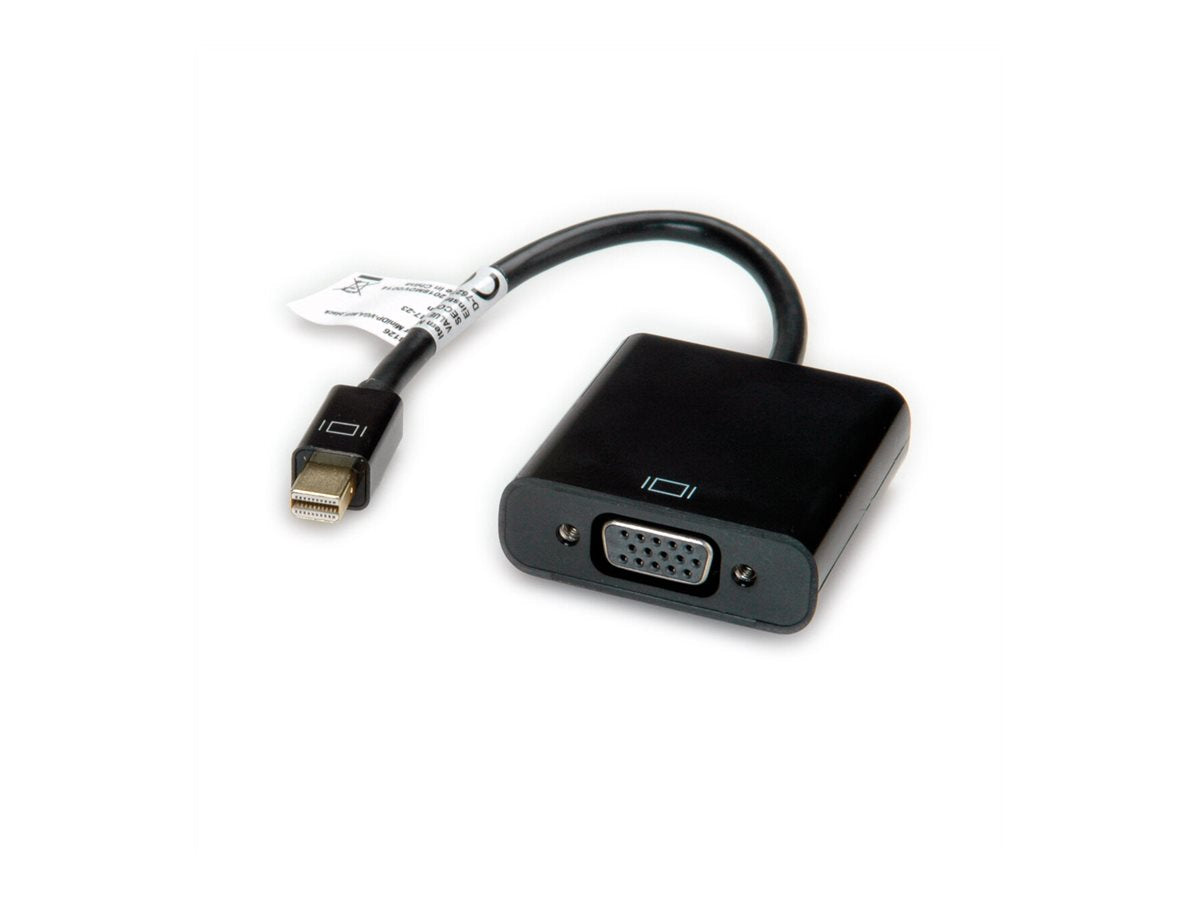 VALUE Mini DisplayPort-VGA Adapter Mini DP ST - VGA BU Aktiv