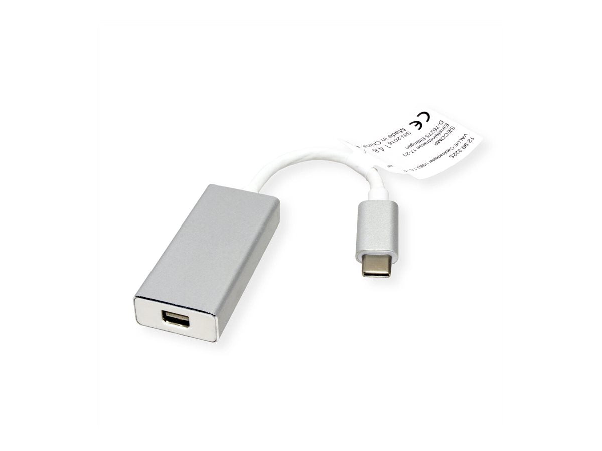 VALUE Display Adapter USB Typ C - Mini DisplayPort v1.2 Verpackung