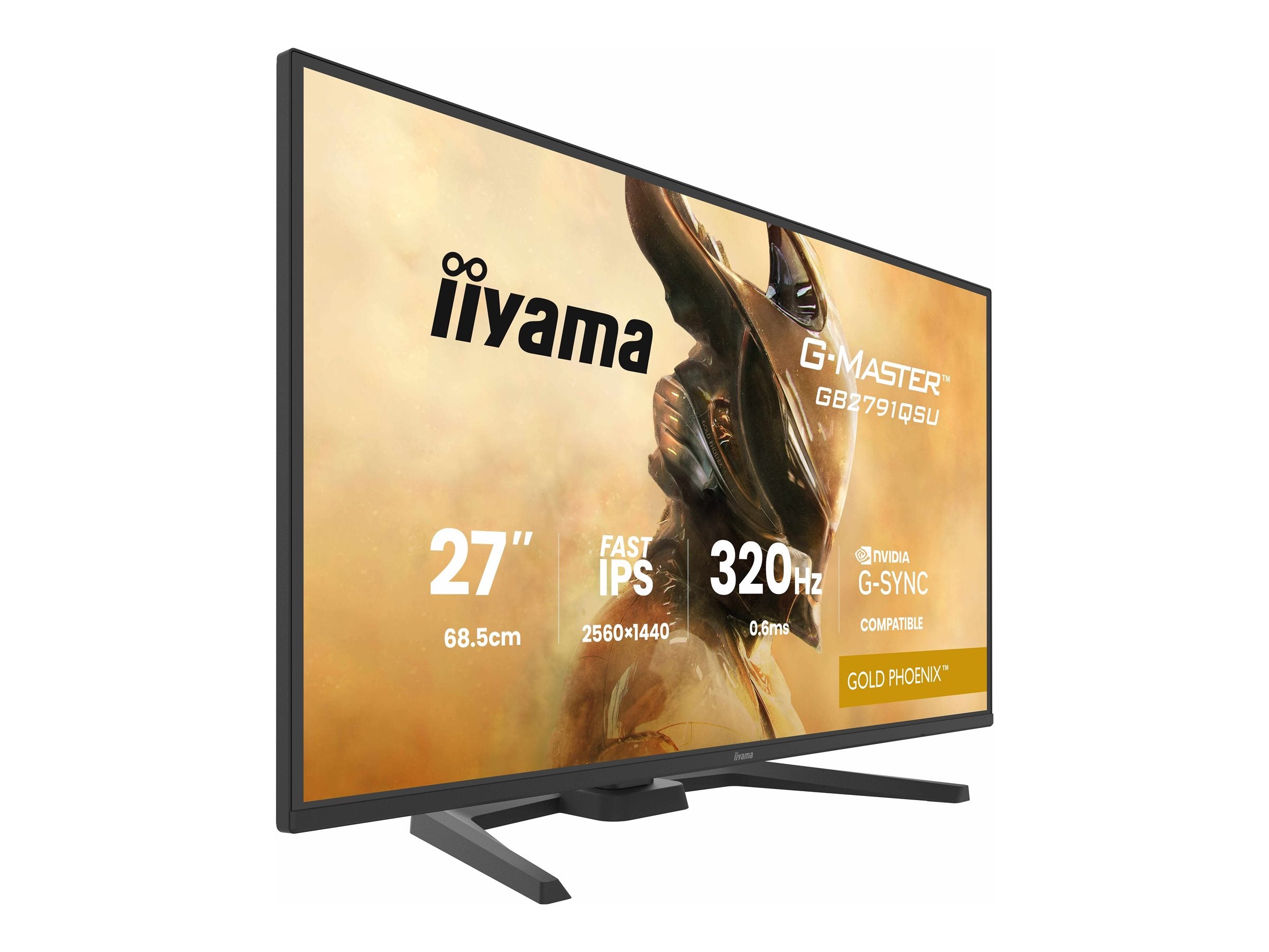 IIYAMA GB2791QSU-B1 G-Master Gold Phoenix Monitor mit Zubehör