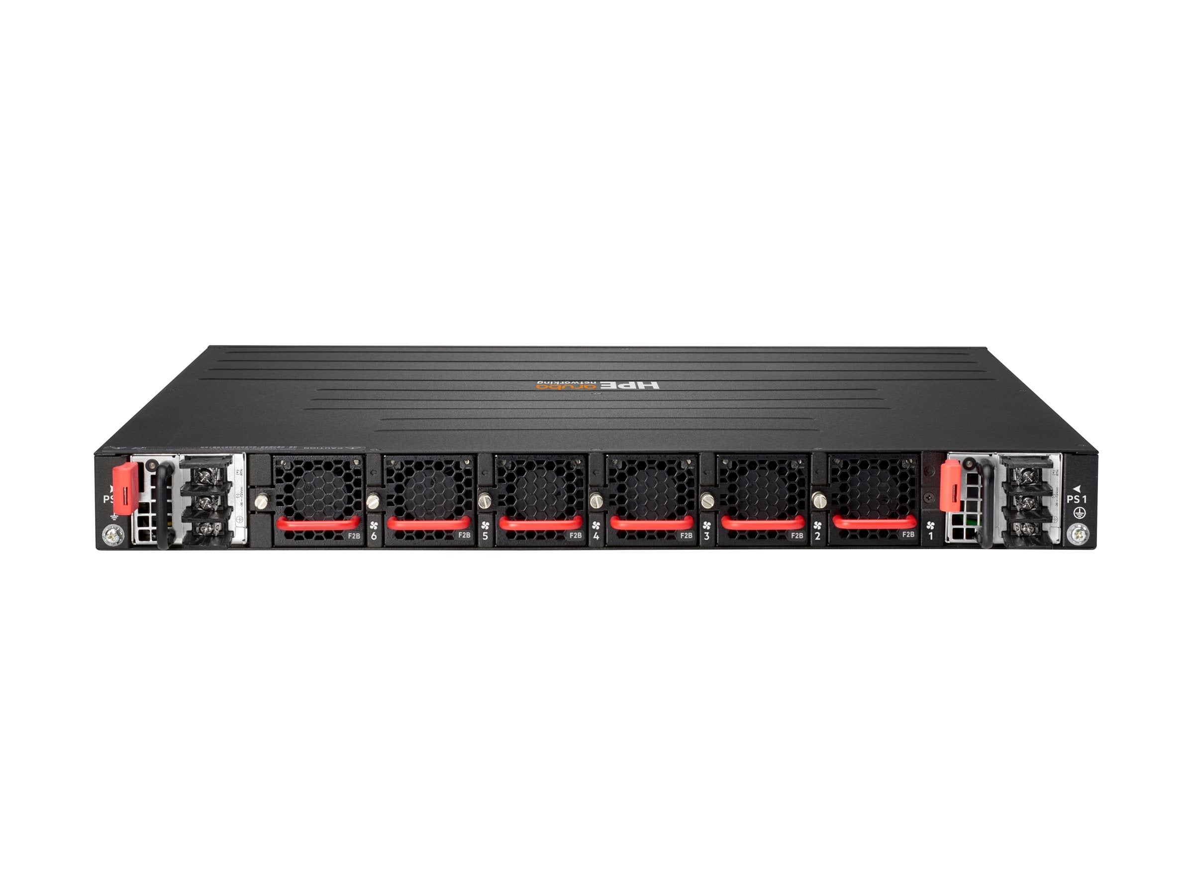 HPE Aruba 8325 Switch Bundle 32 Port 100Gbit/s QSFP+/QSFP28 6 Fans 2 DC PSU Front-to-Back