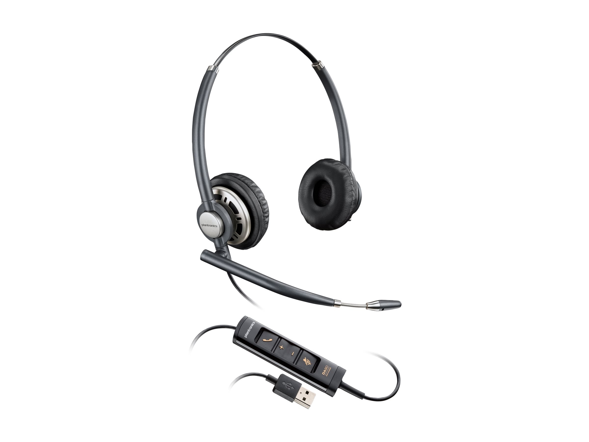 HP Poly EncorePro 725 USB-A Stereo Headset Seitenansicht