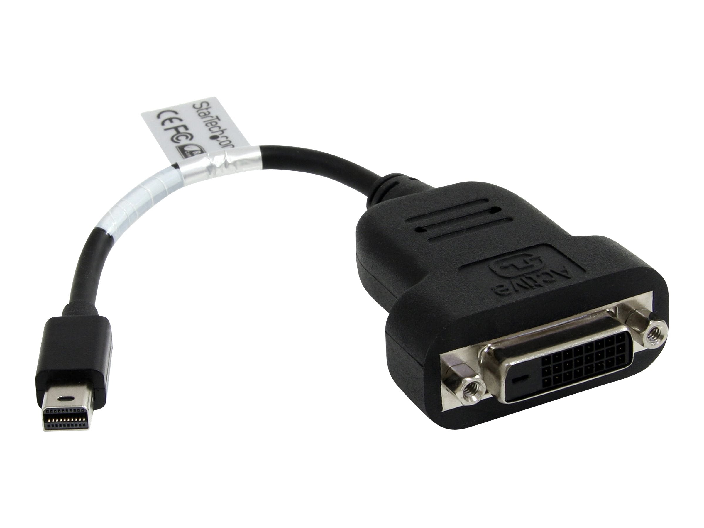 STARTECH.COM Aktiver Mini DisplayPort auf DVI Adapter Vorderansicht