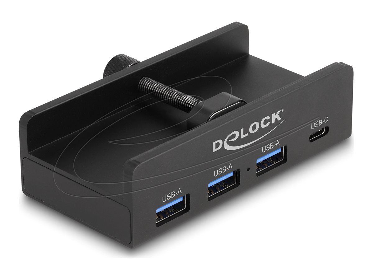 DELOCK Externer USB 5 Gbps 4 Port Hub Vorderansicht