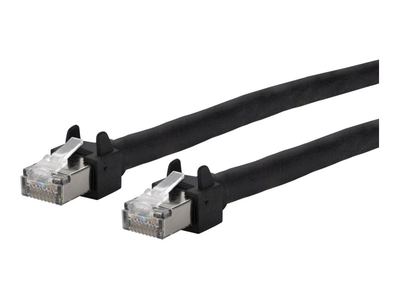 METZ CONNECT Patchkabel 6kV Flex500 Outdoor schwarz 20m - Vorderansicht