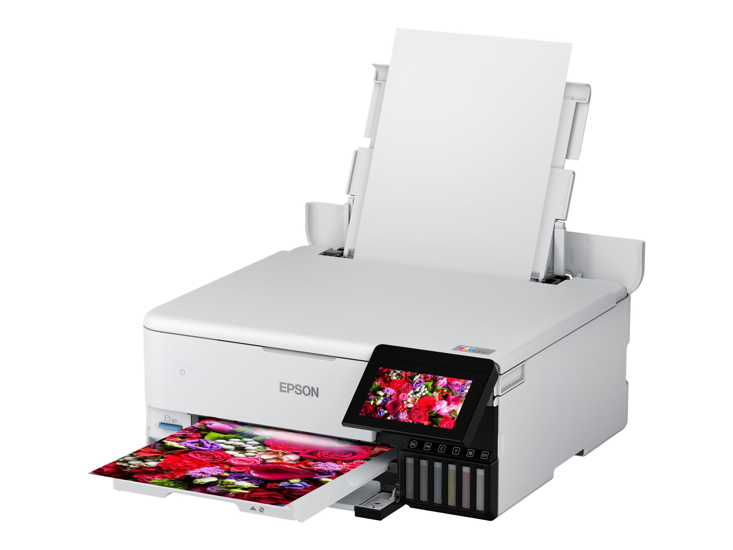 EPSON EcoTank ET-8500 Multifunktionsdrucker Detailansicht Tintentanks