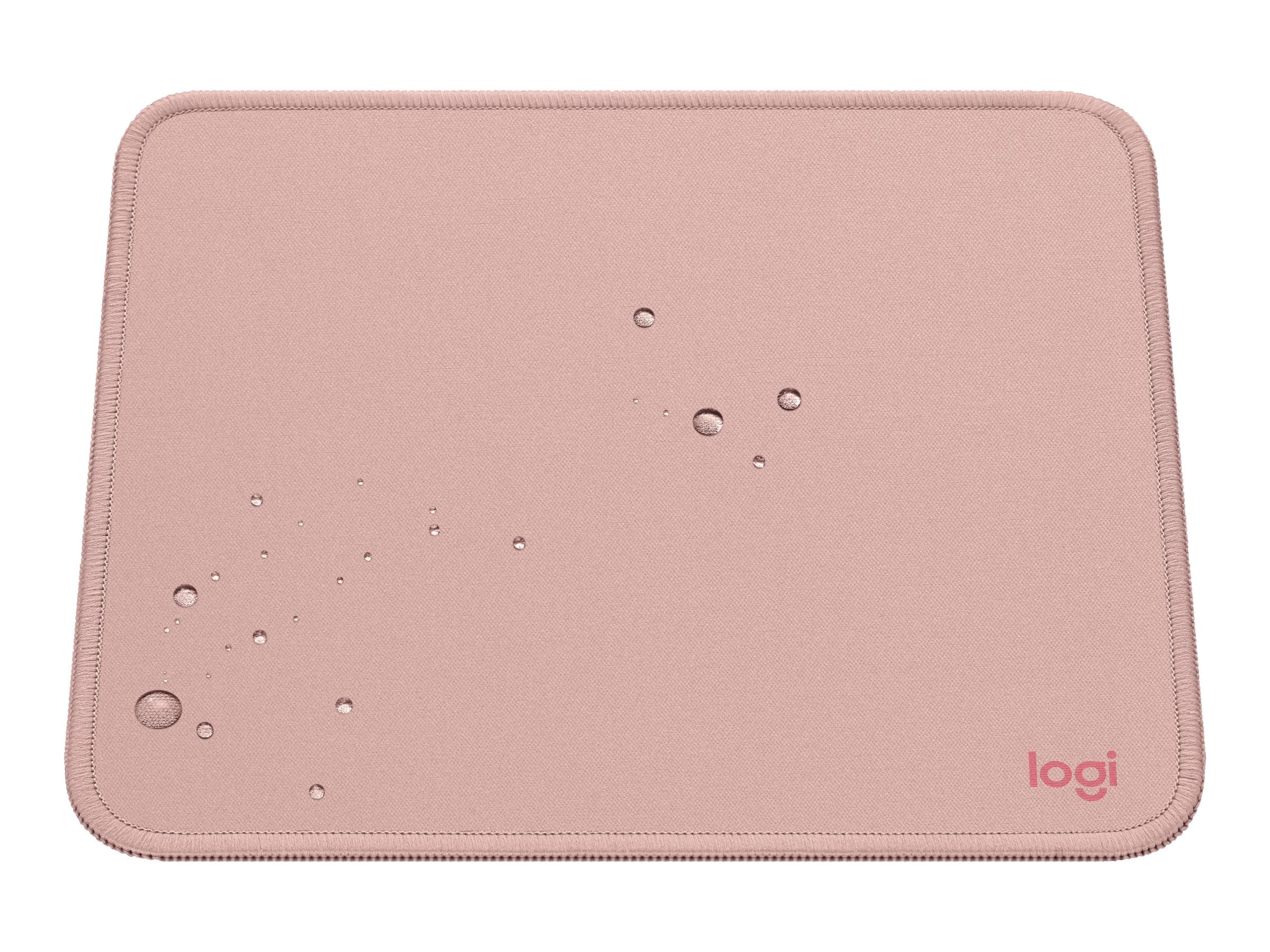 LOGITECH Desk Mat Studio Series Mauspad dunkles rosa auf Schreibtisch