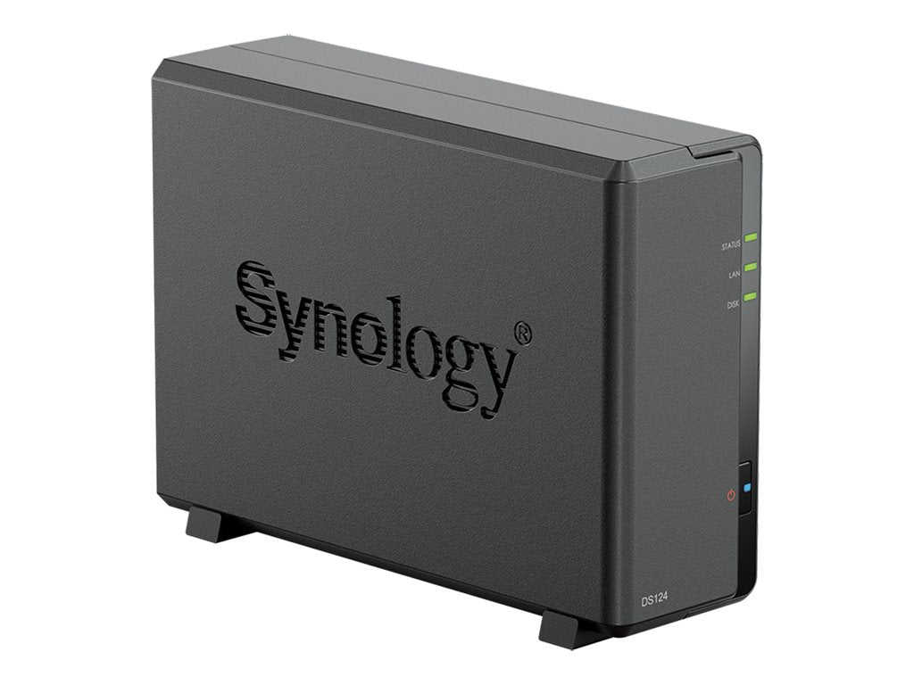 SYNOLOGY DS124 1-Bay NAS Seitenansicht