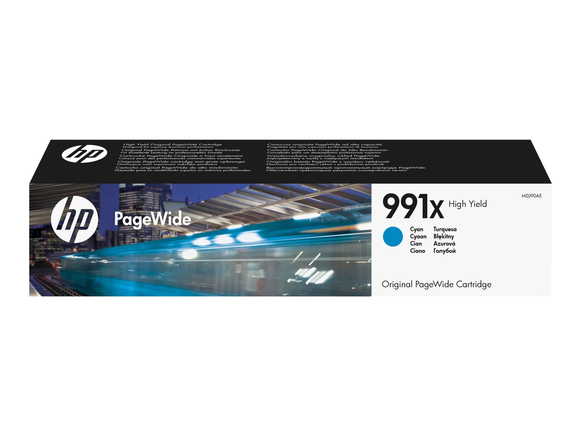 HP original PageWide 991X Cyan Tintenpatrone Verpackung