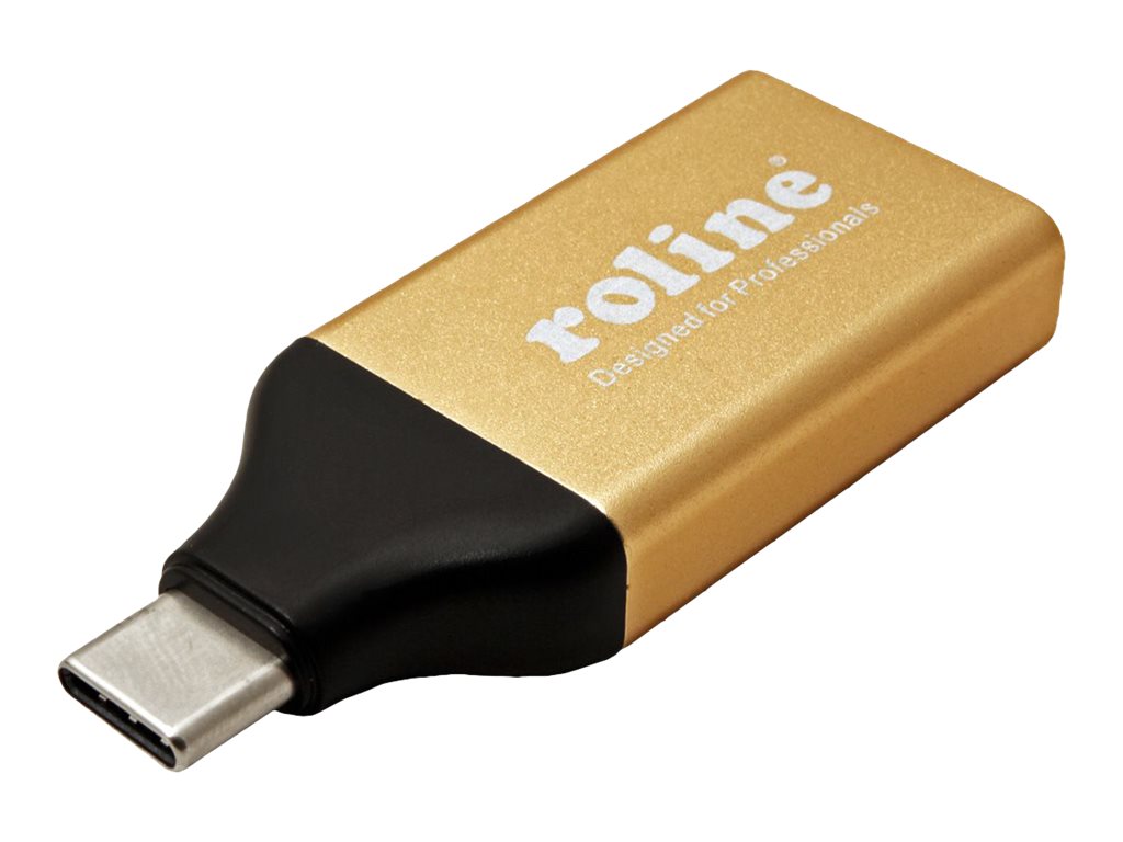 ROLINE GOLD Display Adapter USB Typ C - DisplayPort v1.2 Verpackung