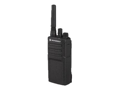 MOTOROLA XT420 HFG PMR446 IP55 ohne Display best. aus Funkgerät + Holster mit Gürtelclip + LiIon-Akku 2.200mAh + 230V Ladegerät