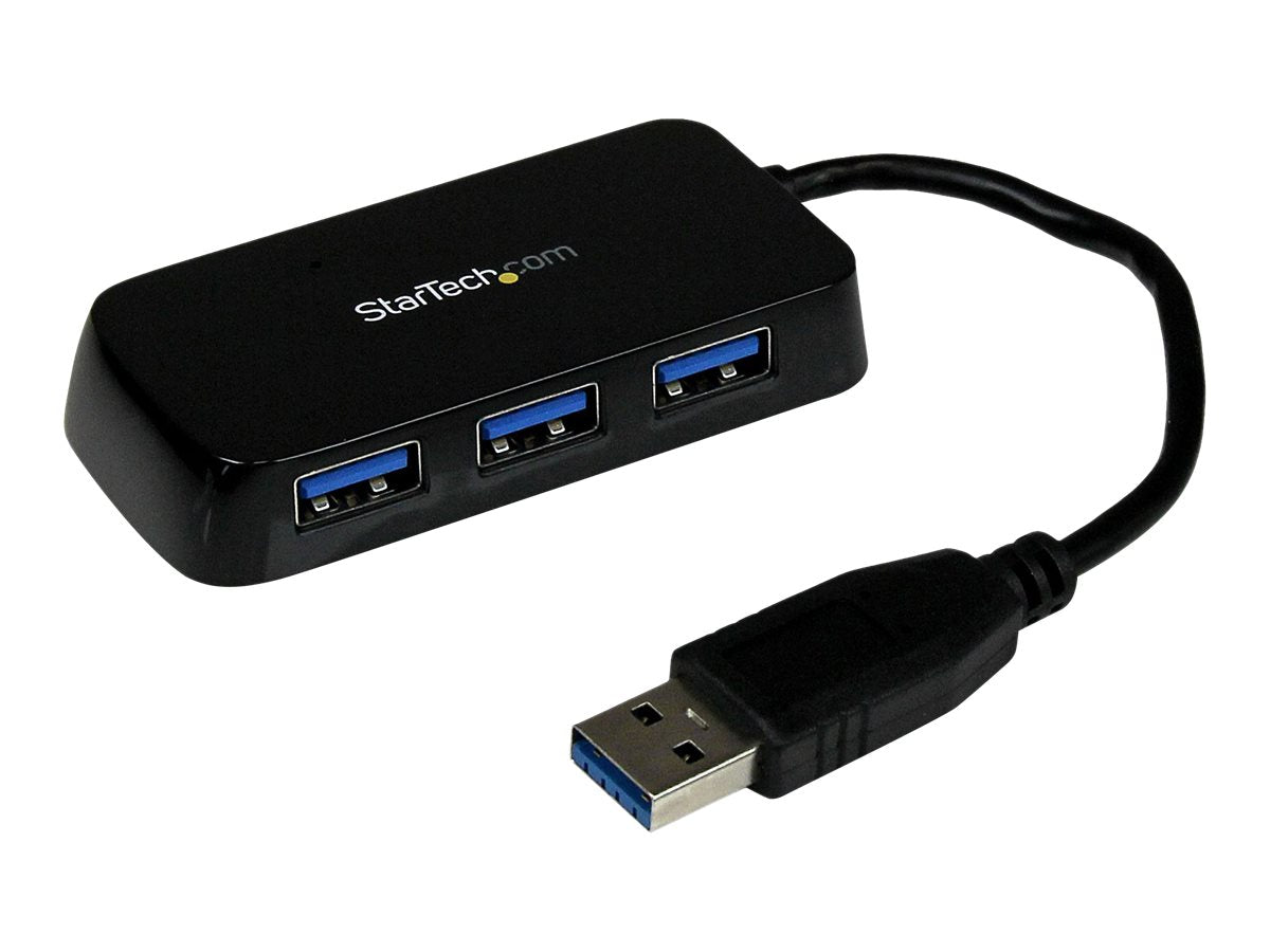 STARTECH.COM ST4300MINU3B 4 Port SuperSpeed Mini USB 3.0 Hub Detailansicht