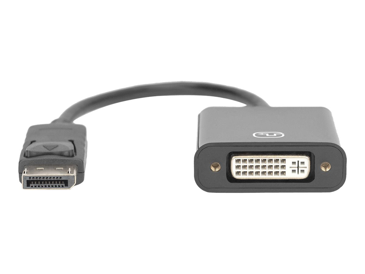 DIGITUS DisplayPort Adapterkabel DP - DVI 24+5 M/F 0,15m Vorderansicht