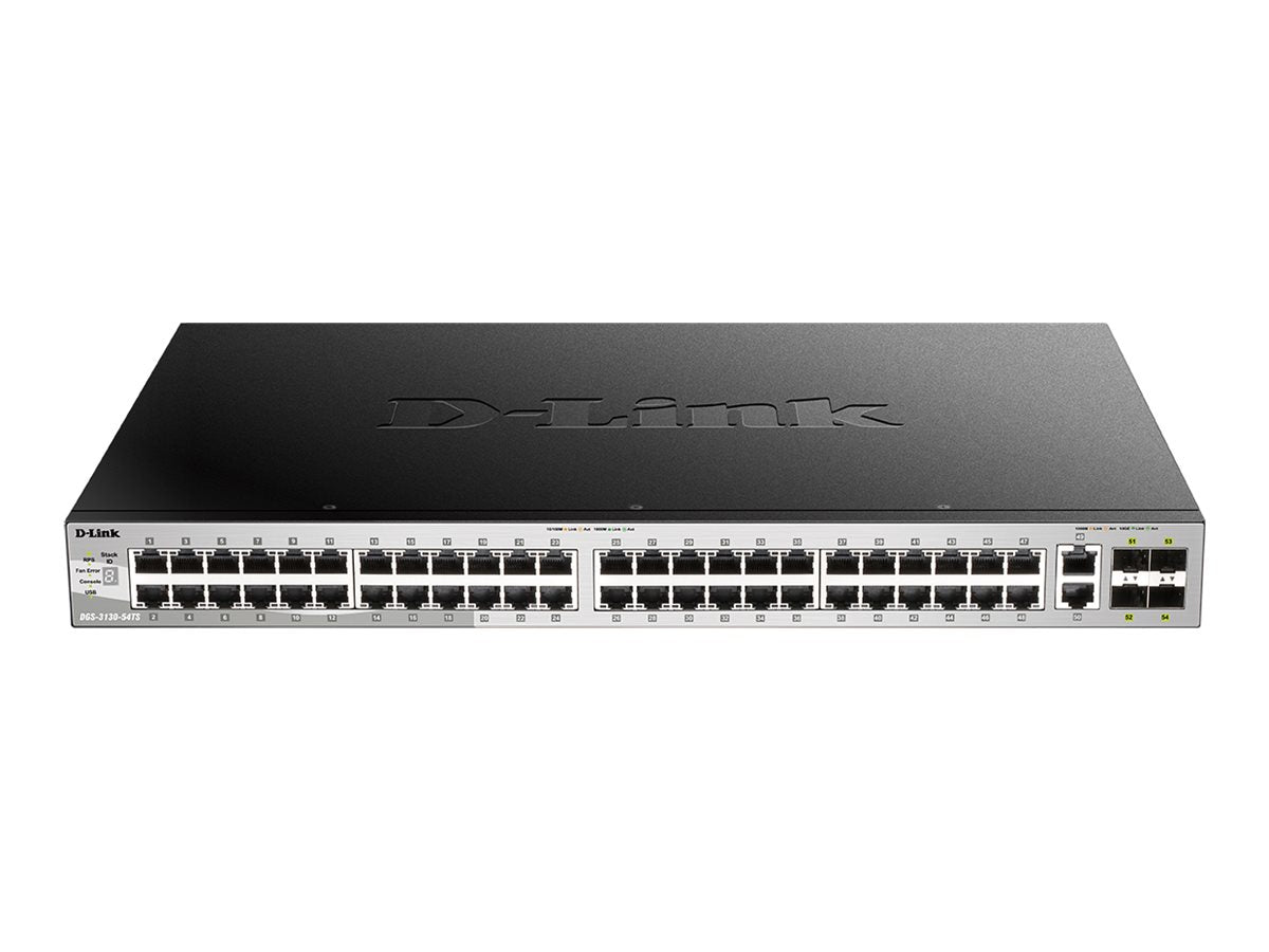 D-LINK DGS-3130-54TS/E 54-Port Layer 3 Gigabit Stack Switch Detailansicht