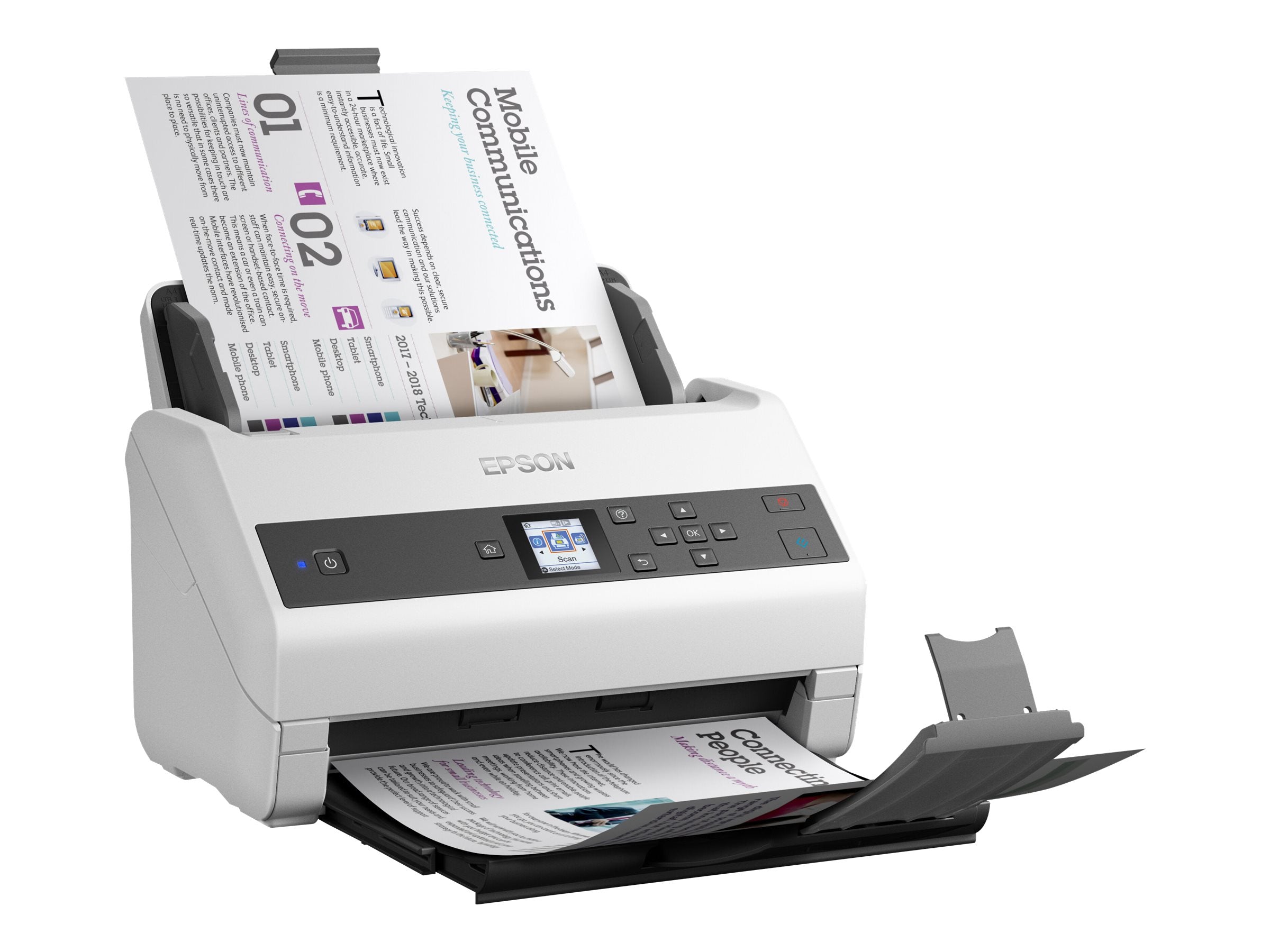 EPSON WorkForce DS-870 Scanner A4 - Seitenansicht